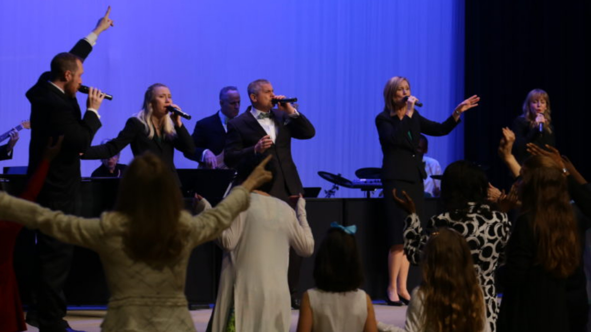 Praise and Worship Team At Grace Christian Center Sunday Morning Church